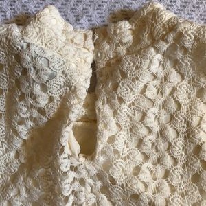 Pretty Eyelet/ Knit Design Dress